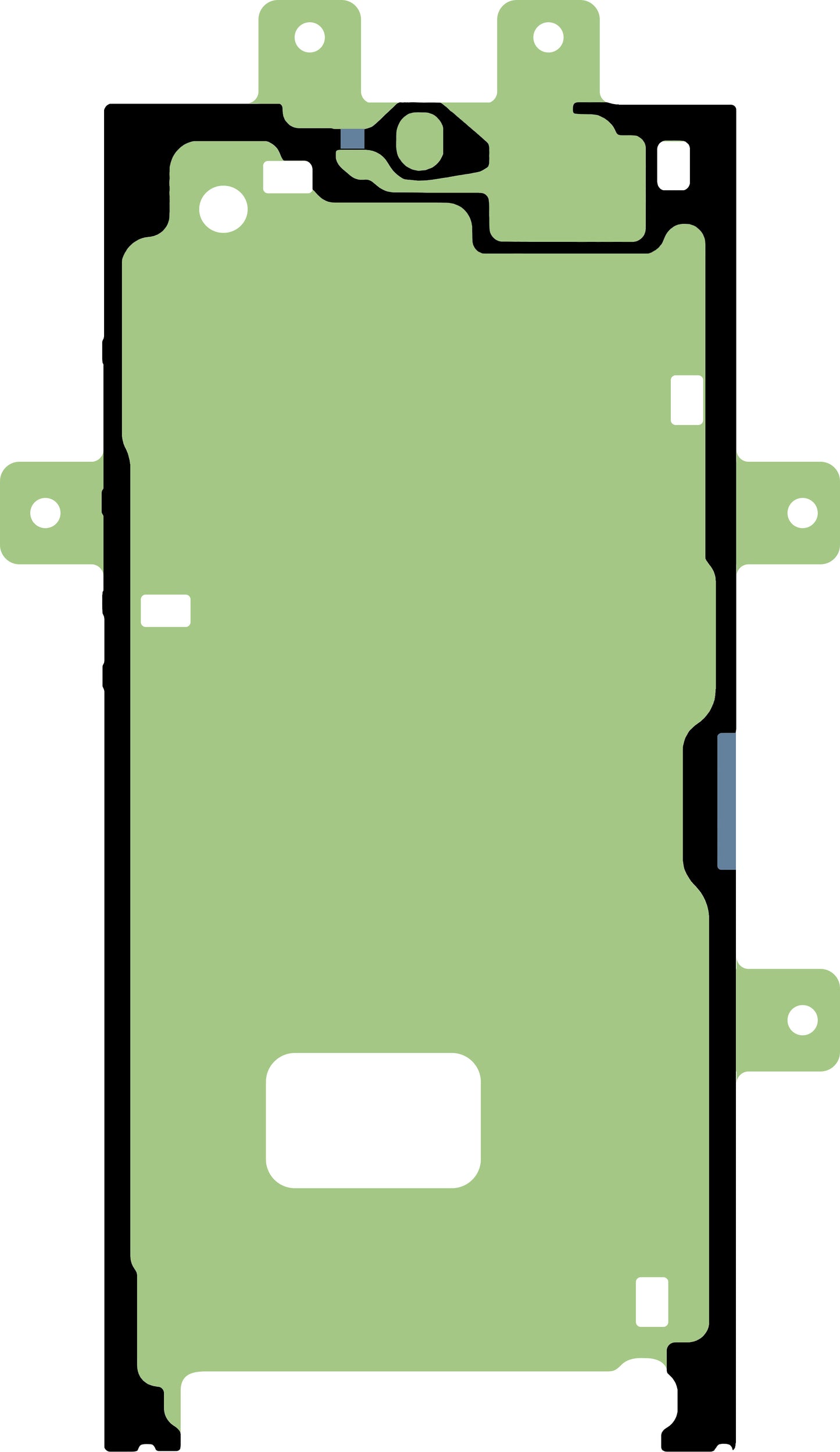 Samsung Galaxy S23 Ultra S918 kijelző ragasztó, Service Pack GH81-23178A