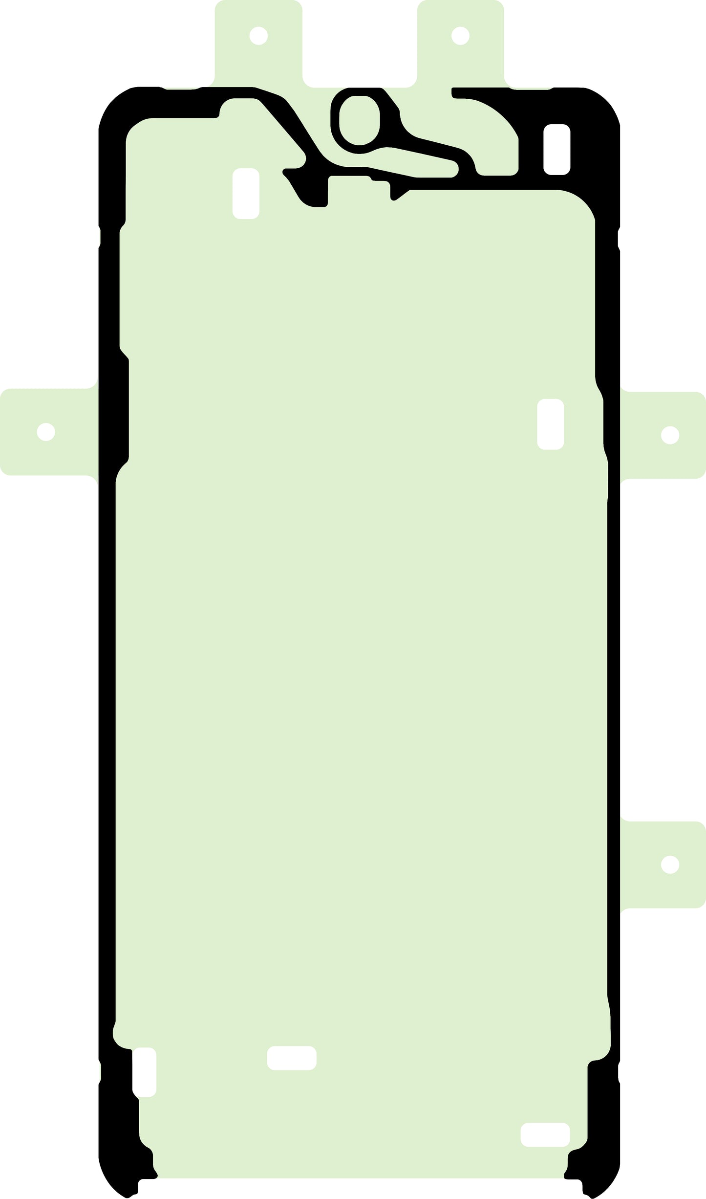 Samsung Galaxy S24+ S926 kijelző ragasztó, Service Pack GH81-24780A