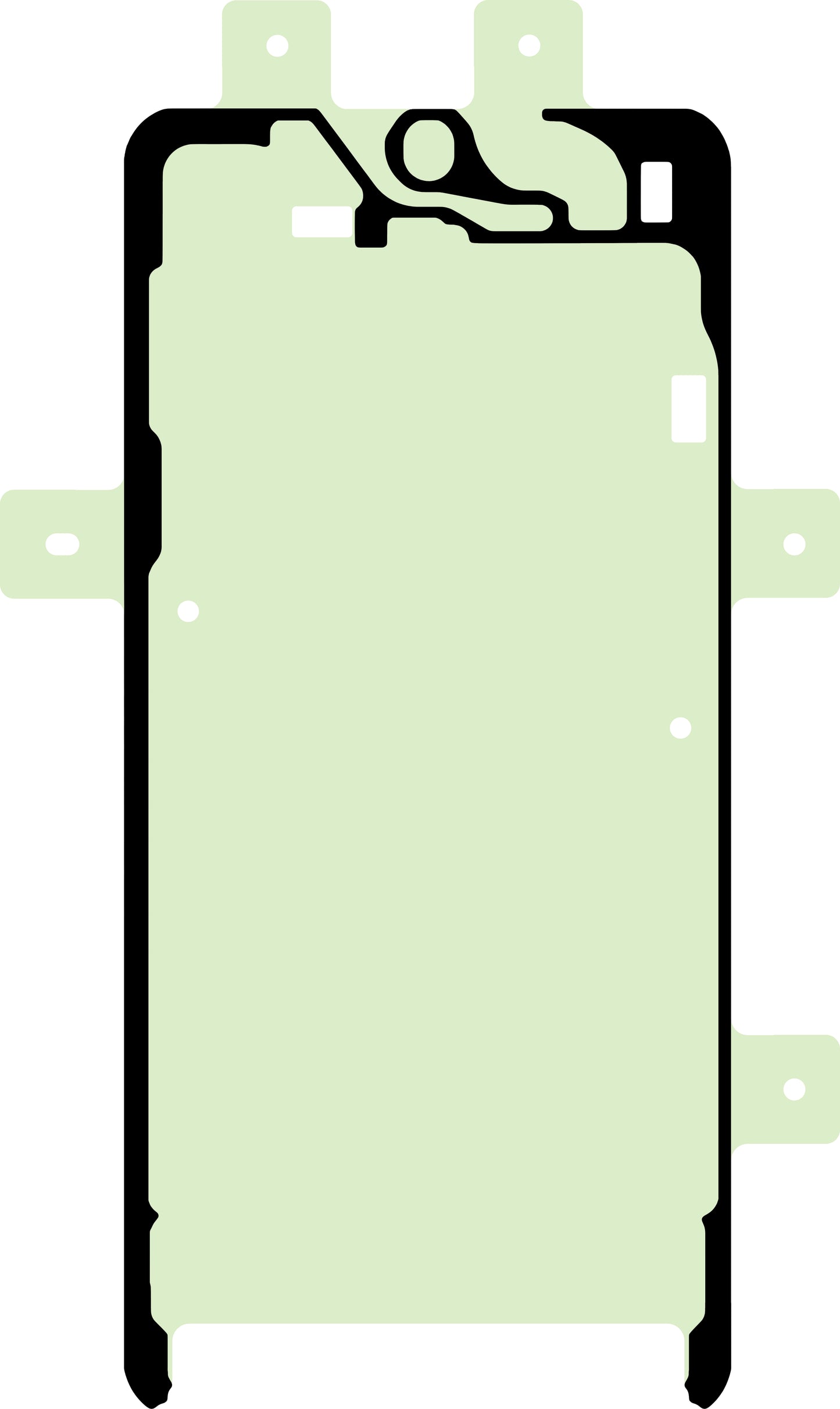 Display ragasztó Samsung Galaxy S24 S921, Service Pack GH81-24812A