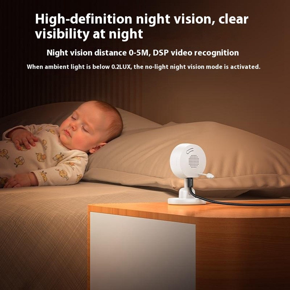 Baby Monitor Yesido KM26, Wi-Fi, Fehér