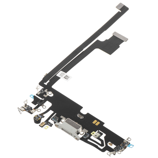 Headband with Charging Connector - Apple iPhone 12 Pro Max Microphone, Silver