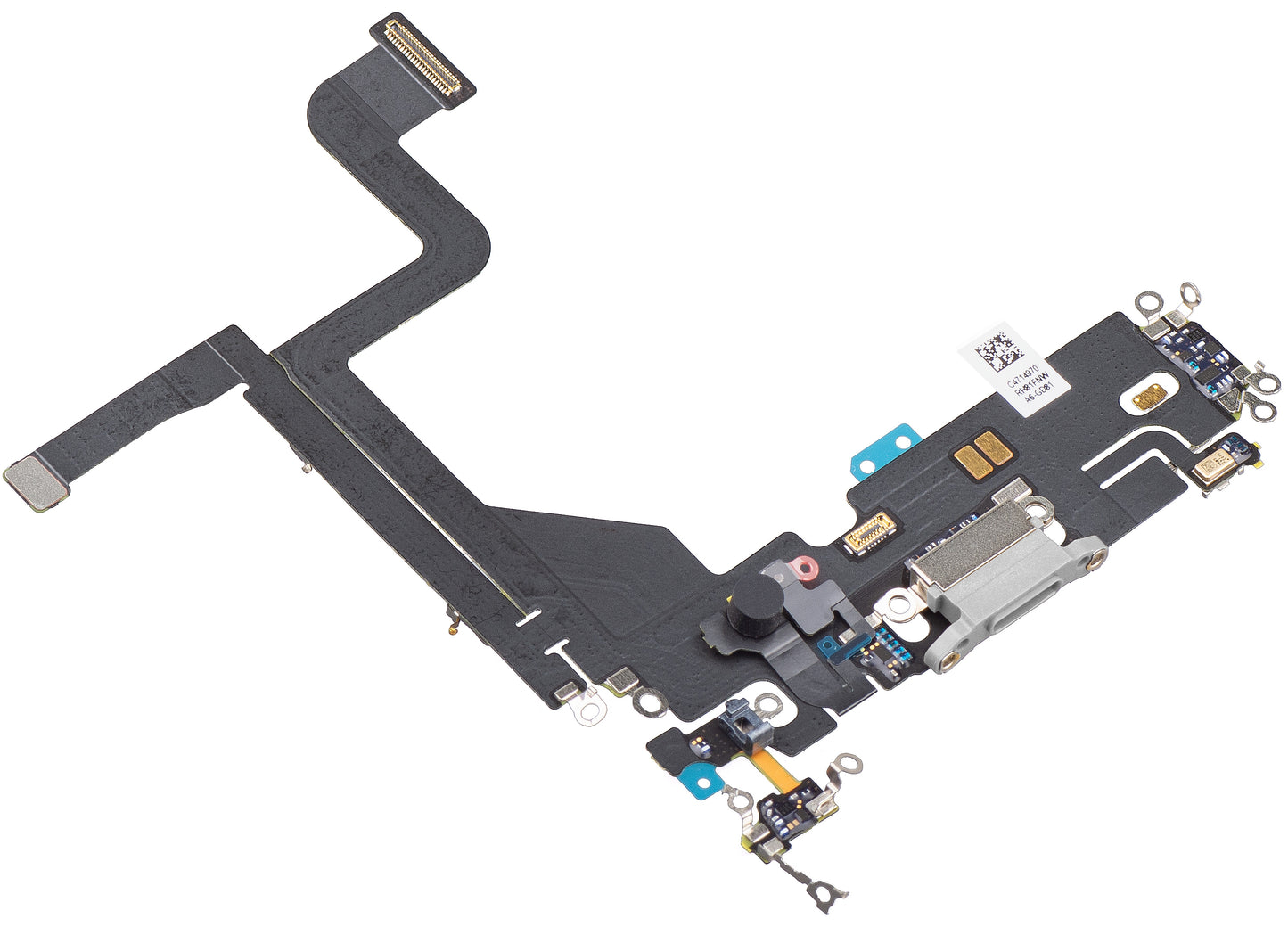 Fejpánt töltőcsatlakozóval - Apple iPhone 13 Pro mikrofon, ezüst