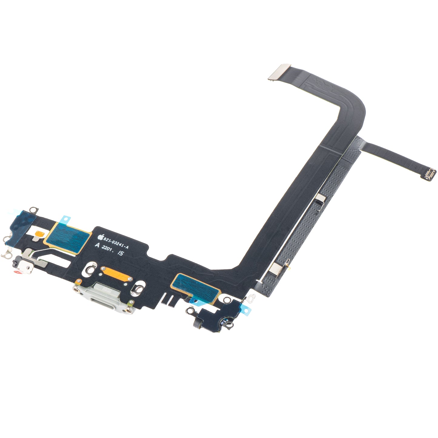 Töltőcsatlakozó szalag - Mikrofon Apple iPhone 13 Pro Max, Ezüst
