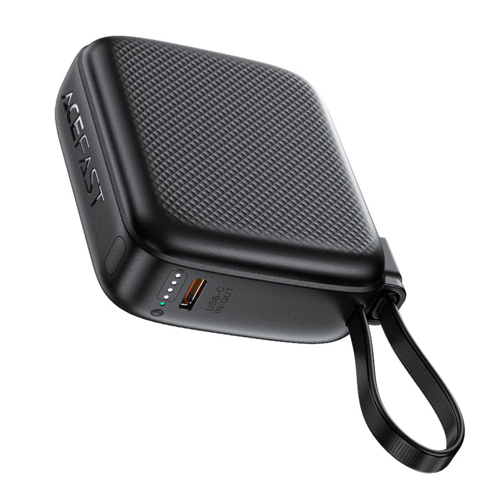Külső akkumulátor Acefast M15, 10000mAh, 20W, PD, 2 x USB-C, Fekete
