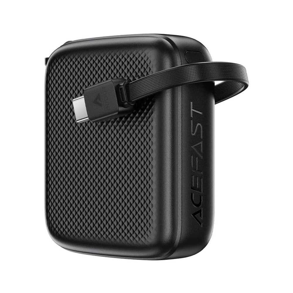 Külső akkumulátor Acefast M15, 10000mAh, 20W, PD, 2 x USB-C, Fekete
