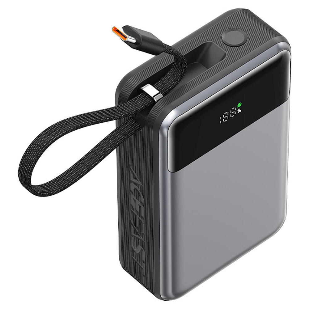 Külső akkumulátor Acefast M21, 20000mAh, 65W, QC + PD, 1 x USB-A - 2 x USB-C, Fekete