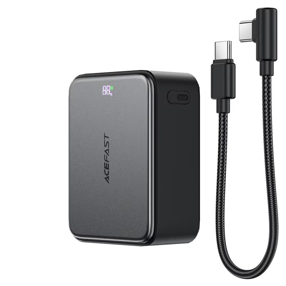 Külső akkumulátor Acefast M28, 10000mAh, 22.5W, QC + PD, 1 x USB-A - 2 x USB-C, Fekete