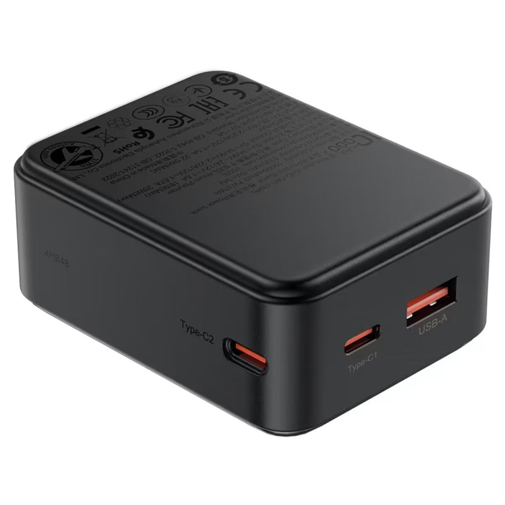 Külső akkumulátor Acefast M28, 10000mAh, 22.5W, QC + PD, 1 x USB-A - 2 x USB-C, Fekete