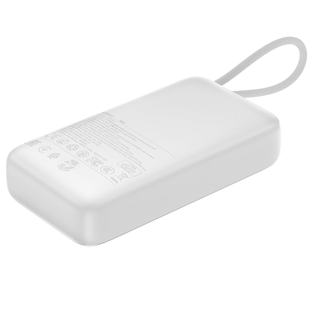 Külső akkumulátor Acefast M32, 10000mAh, 35W, PD, 2 x USB-C, Ezüst