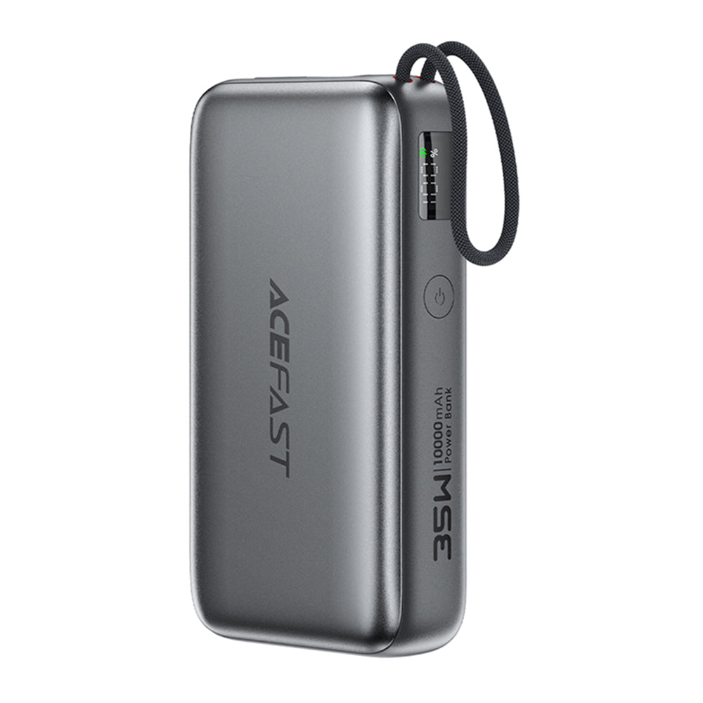 Külső akkumulátor Acefast M32, 10000mAh, 35W, PD, 2 x USB-C, Szürke