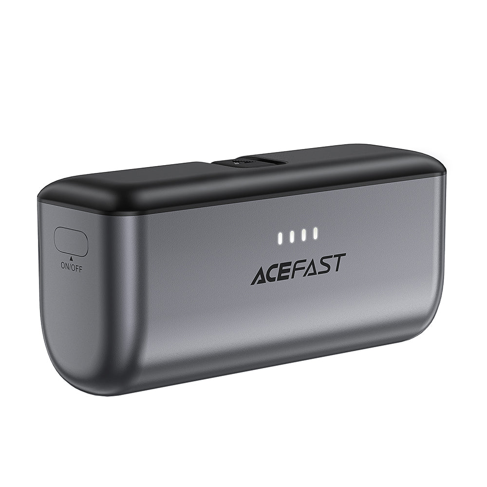 Acefast M9 külső akkumulátor, 5000mAh, 20W, PD, 2 x USB-C, fekete