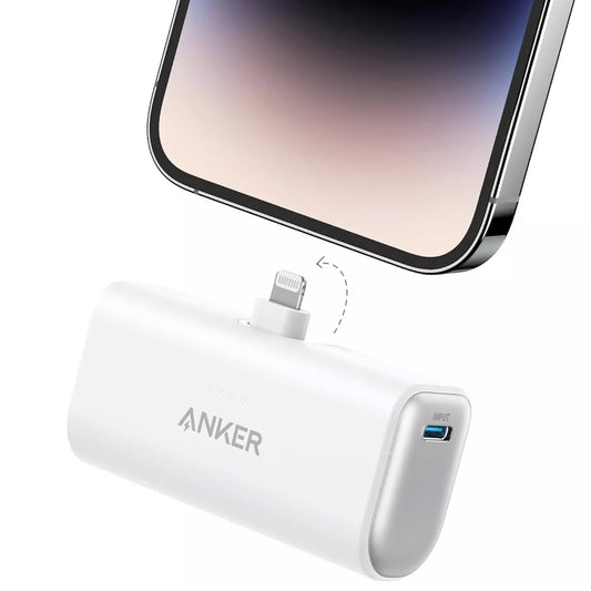 Anker Nano külső akkumulátor, 5000mAh, 12W, 1 x Lightning, Fehér A1645G21
