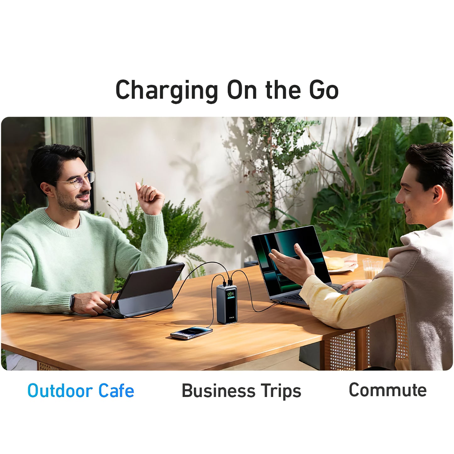 Anker Prime külső akkumulátor, 20000mAh, 200W, QC + PD, 1 x USB-A - 2 x USB-C, fekete A1336011