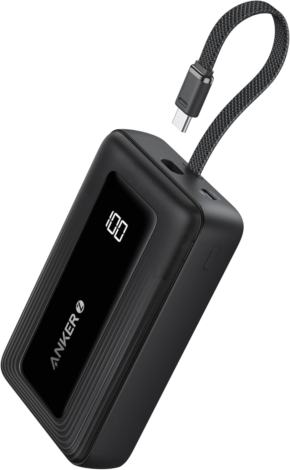 Külső Akkumulátor Anker Zolo, 20000mAh, 30W, QC + PD, 1 x USB-A - 2 x USB-C, Fekete A1689011