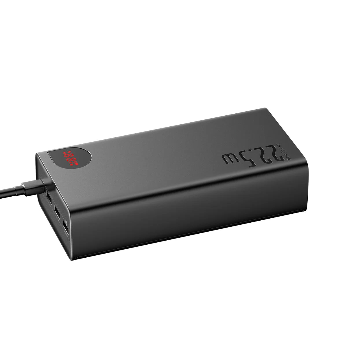 Baseus Adaman külső akkumulátor, 40000mAh, 22.5W, QC + PD, 1 x USB-C - 3 x USB-A, Fekete