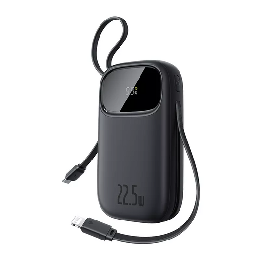 Baseus EnerFill FC31 külső akkumulátor, 20000mAh, 22,5W, QC + PD, 1 x Lightning - 1 x USB-A - 2 x USB-C, Fekete P10082107123-00