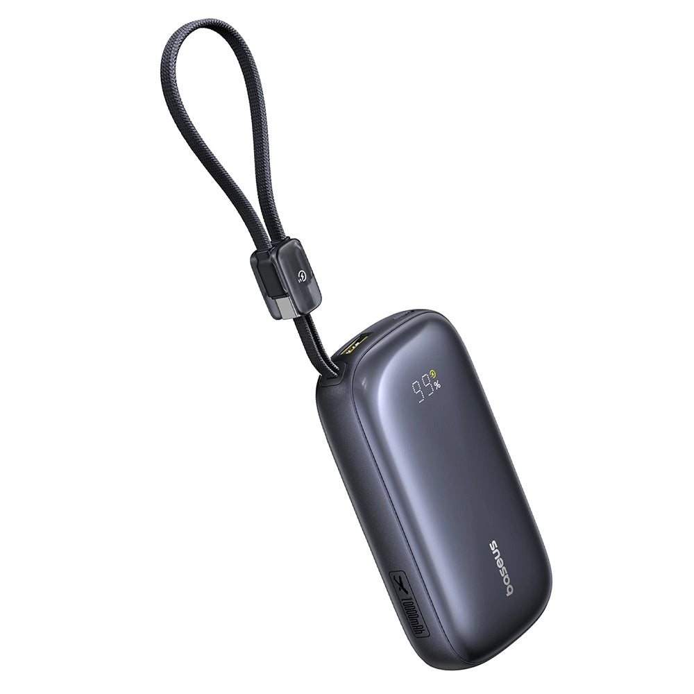 Baseus EnerFill FC21 Qpow 3 Ultra külső akkumulátor, 10000mAh, 45W, QC + PD, 1 x USB-A - 1 x USB-C, Fekete E0027Q00