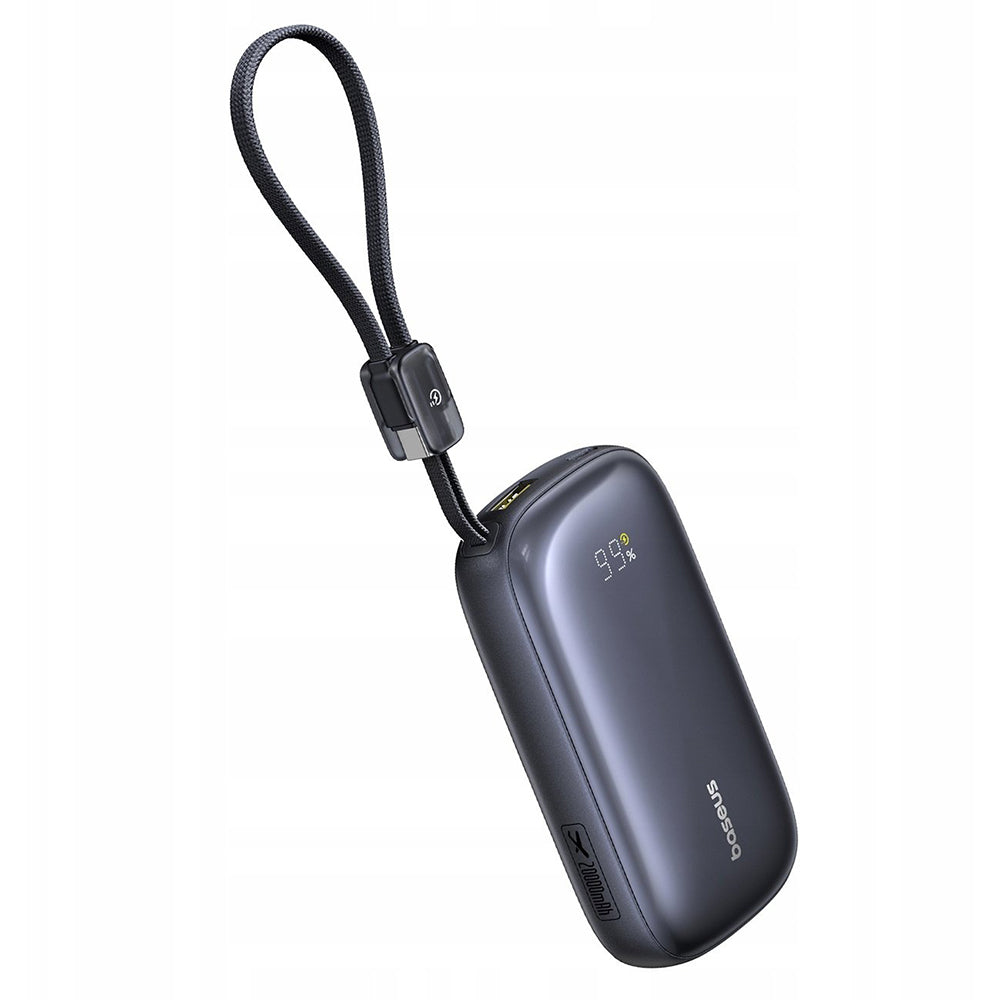 Baseus EnerFill FC21 Qpow 3 Ultra külső akkumulátor, 20000mAh, 22.5W, QC + PD, 1 x USB-A - 1 x USB-C, Fekete E0027M00
