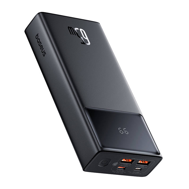 Baseus Star Lord külső akkumulátor, 20000mAh, 65W, QC + PD, 1 x USB-C - 2 x USB-A, Fekete P10022906113-00