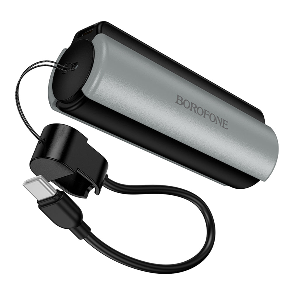 Borofone BJ87 Star külső akkumulátor, 5000mAh, 10W, 1 x USB-C, Szürke
