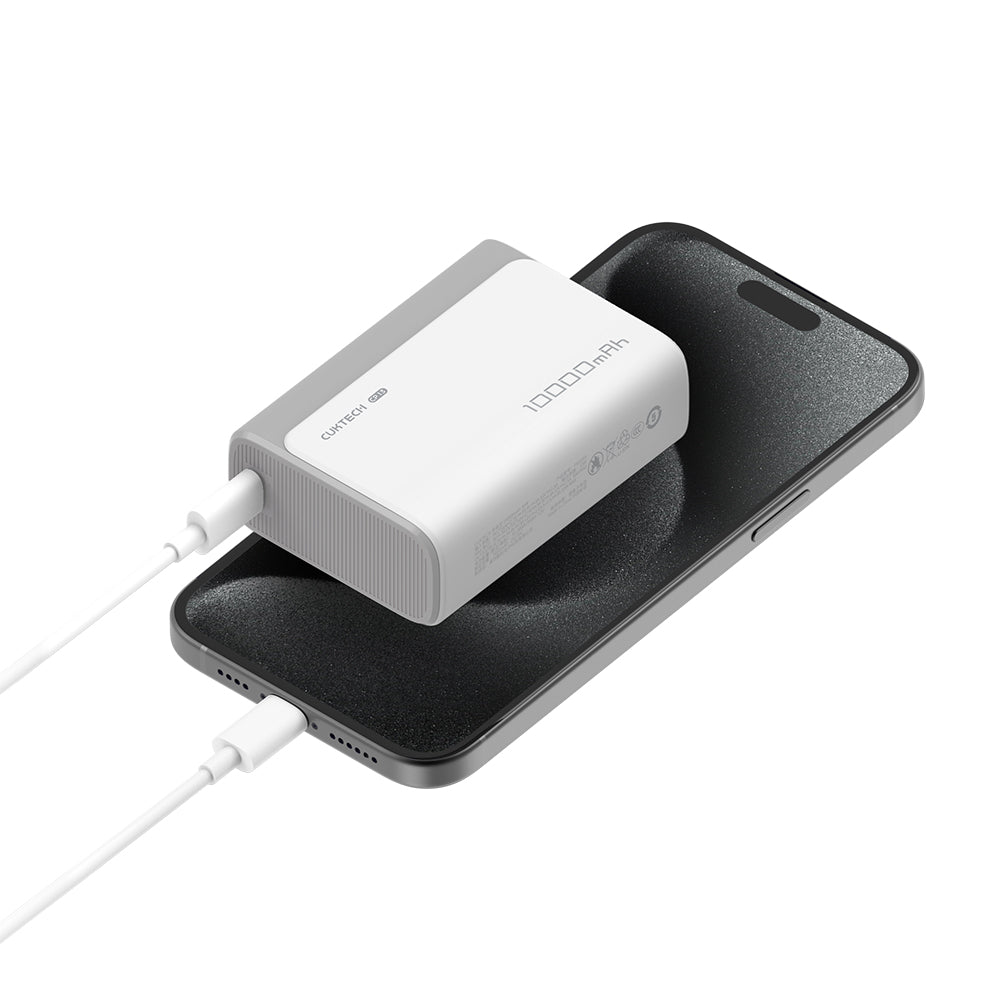 Cuktech CP13 külső akkumulátor, 10000mAh, 30W, QC + PD, 1 x USB-A - 1 x USB-C, Rózsaszín CUK0PB100DPK