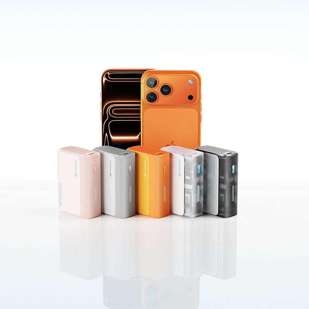 Cuktech CP13 külső akkumulátor, 10000mAh, 30W, QC + PD, 1 x USB-A - 1 x USB-C, Rózsaszín CUK0PB100DPK