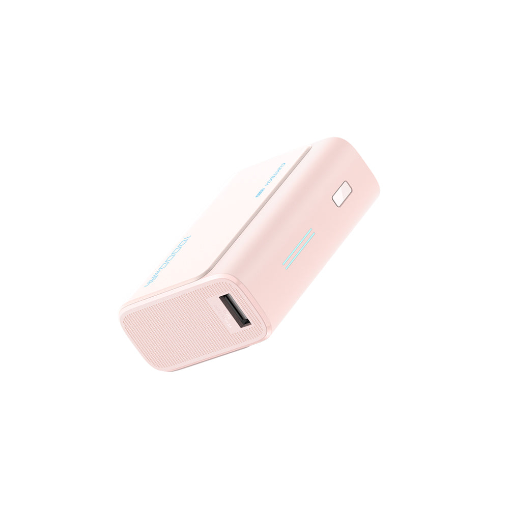 Cuktech CP13 külső akkumulátor, 10000mAh, 30W, QC + PD, 1 x USB-A - 1 x USB-C, Rózsaszín CUK0PB100DPK