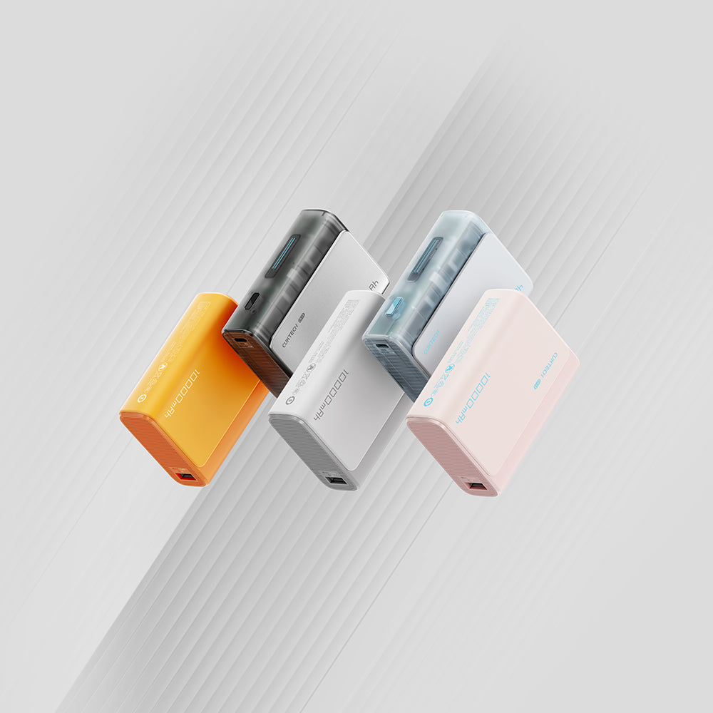 Cuktech CP13 külső akkumulátor, 10000mAh, 30W, QC + PD, 1 x USB-A - 1 x USB-C, Rózsaszín CUK0PB100DPK