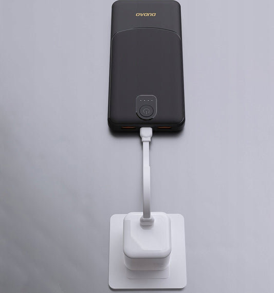 Dudao K10Pro külső akkumulátor, 20000mAh, 12W, 2 x USB-A, Fekete