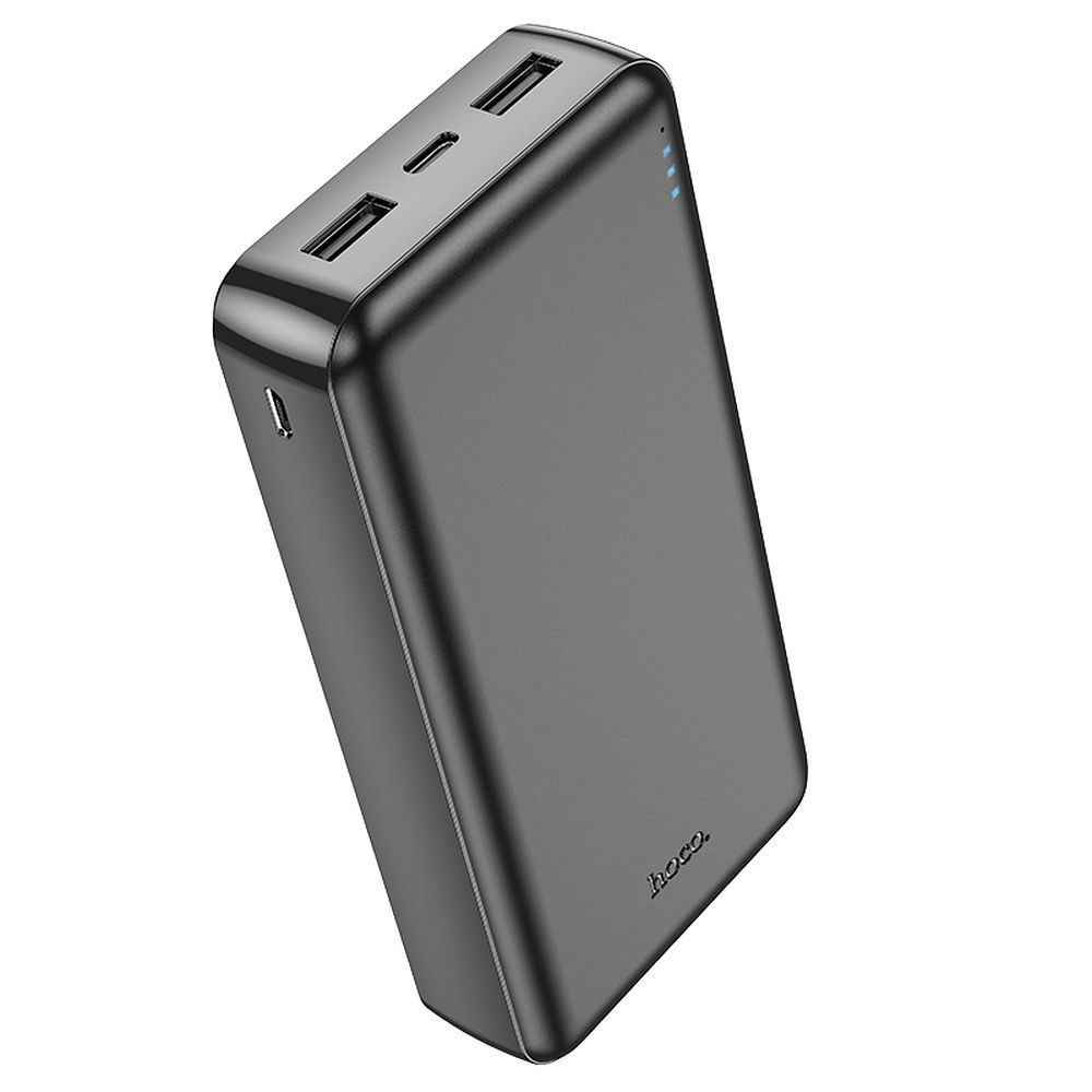 HOCO J100A Külső Akkumulátor, 20000mAh, 10W, 2 x USB-A, Fekete