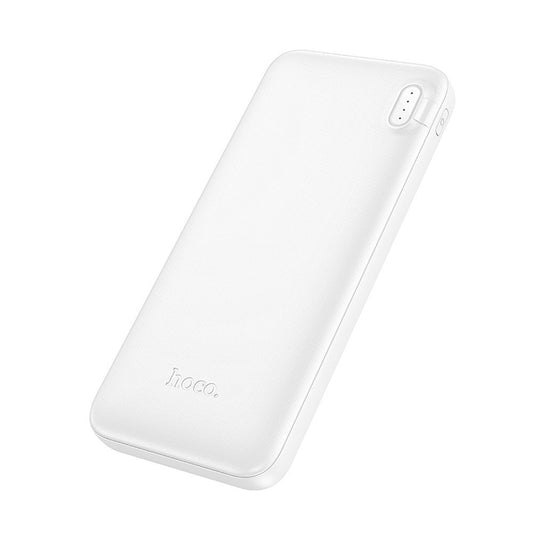 HOCO J128 Külső Akkumulátor, 10000mAh, 10W, 2 x USB-A, Fehér
