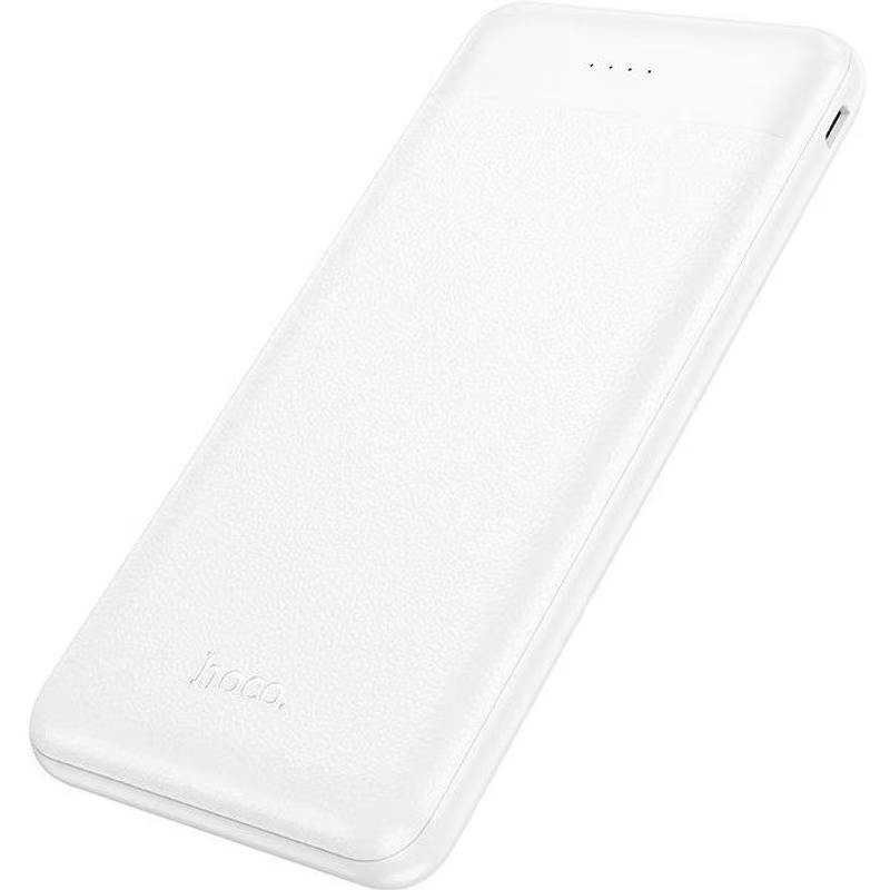 HOCO J153 Stability külső akkumulátor, 10000mAh, 10W, 2 x USB-A, Fehér