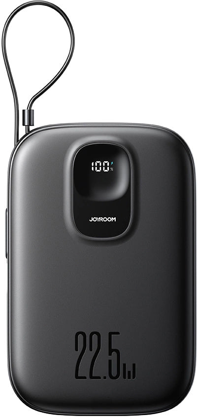 Joyroom JR-PBF17 külső akkumulátor, 10000mAh, 22.5W, QC + PD, 1 x USB-A - 2 x USB-C, Fekete