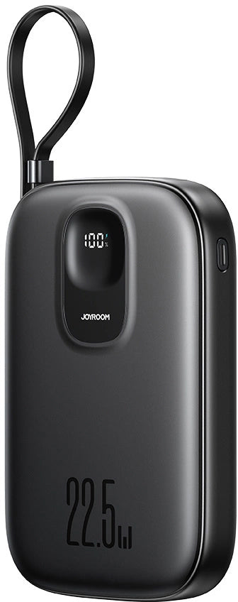 Joyroom JR-PBF17 külső akkumulátor, 10000mAh, 22.5W, QC + PD, 1 x USB-A - 2 x USB-C, Fekete