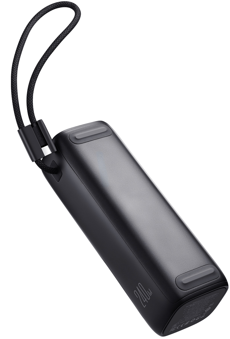 Joyroom PODIX PR70 külső akkumulátor, 25000 mAh, 240 W, QC + PD, 1 x USB-A – 3 x USB-C, fekete