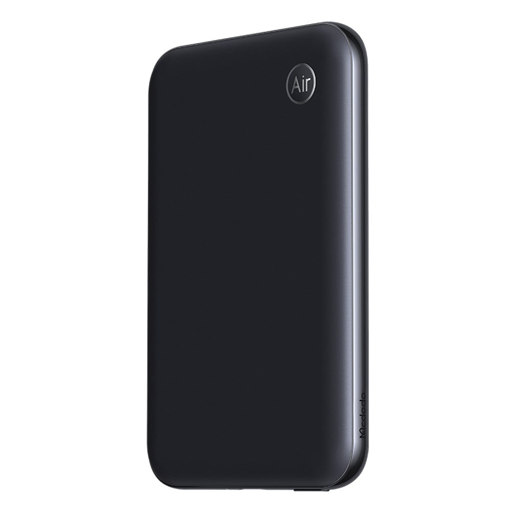 McDodo MC-2931 Meta Air vezeték nélküli külső akkumulátor, 5000mAh, 20W, PD + FQI, 1 x QI - 1 x USB-C, fekete