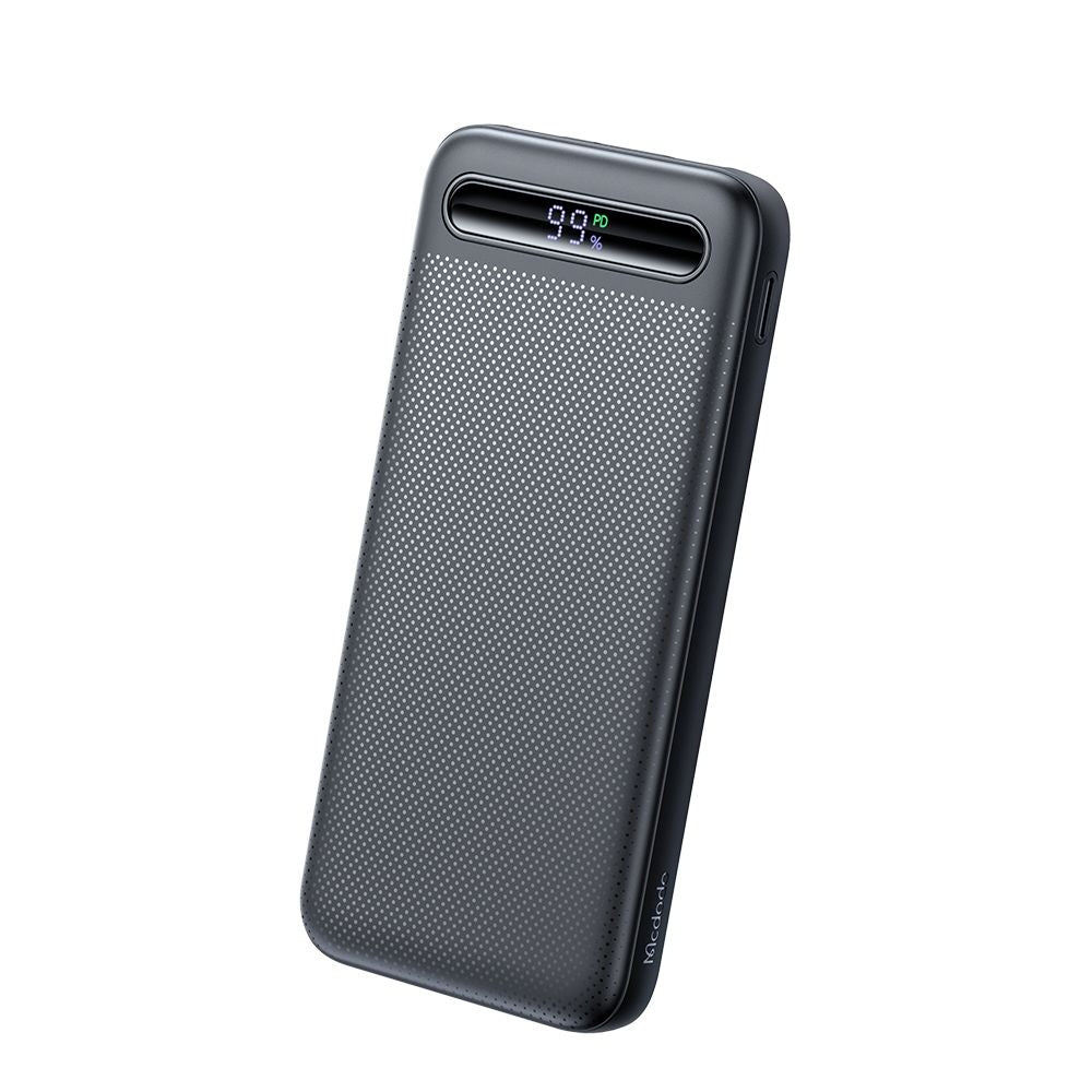 McDodo MC-3881 Star külső akkumulátor, 10000mAh, 22.5W, QC + PD, 2 x USB-A - 1 x USB-C, fekete