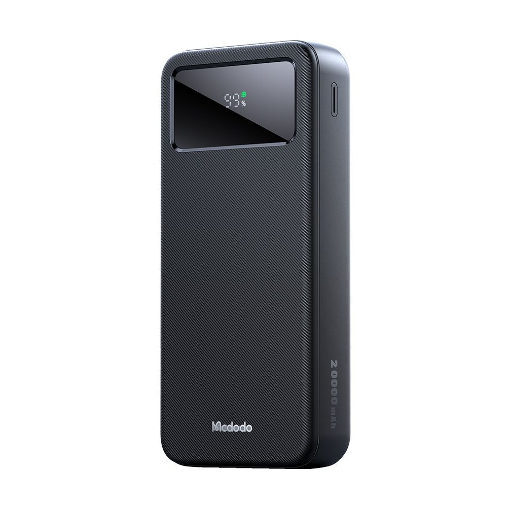 Külső akkumulátor McDodo MC-4230, 20000mAh, 22.5W, QC + PD, 2 x USB-A - 1 x USB-C, Fekete