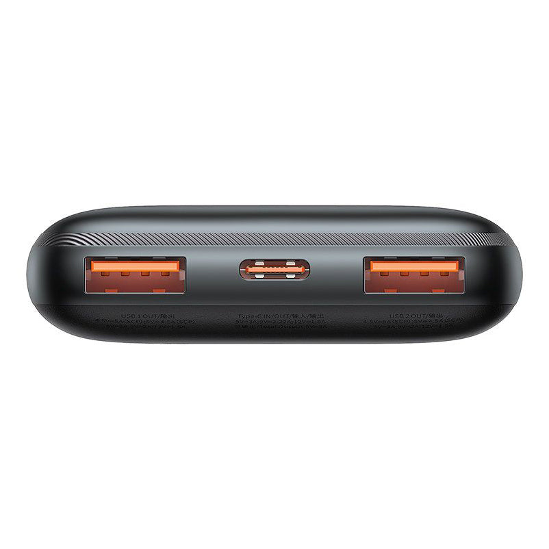 Baseus Bipow Pro külső akkumulátor, 10000mAh, 22.5W, QC + PD, 1 x USB-C - 2 x USB-A, Fekete PPBD040001
