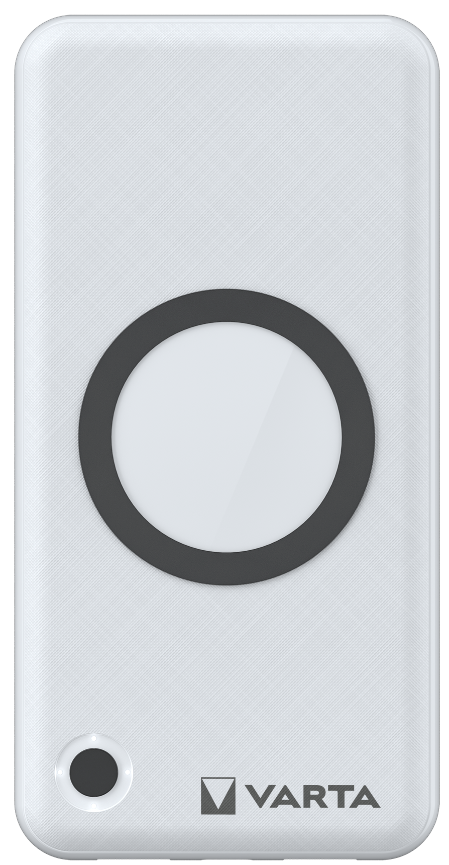 Varta Energy vezeték nélküli külső akkumulátor, 15000mAh, 18W, QC + PD + FQI, 1 x QI - 1 x USB-C - 2 x USB-A, fehér színű