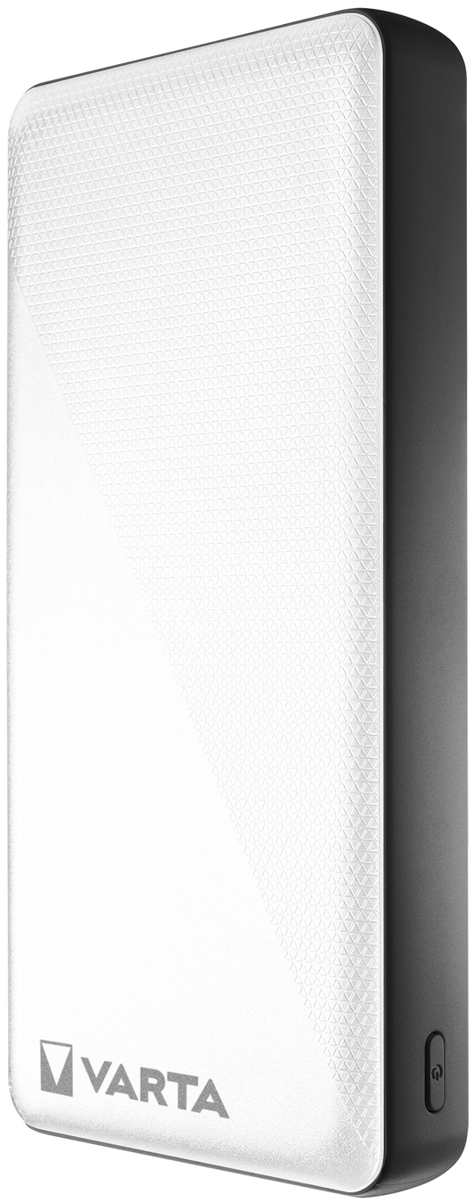 Varta Energy külső akkumulátor, 20000mAh, 15W, 2 x USB-A - 1 x USB-C, fehér