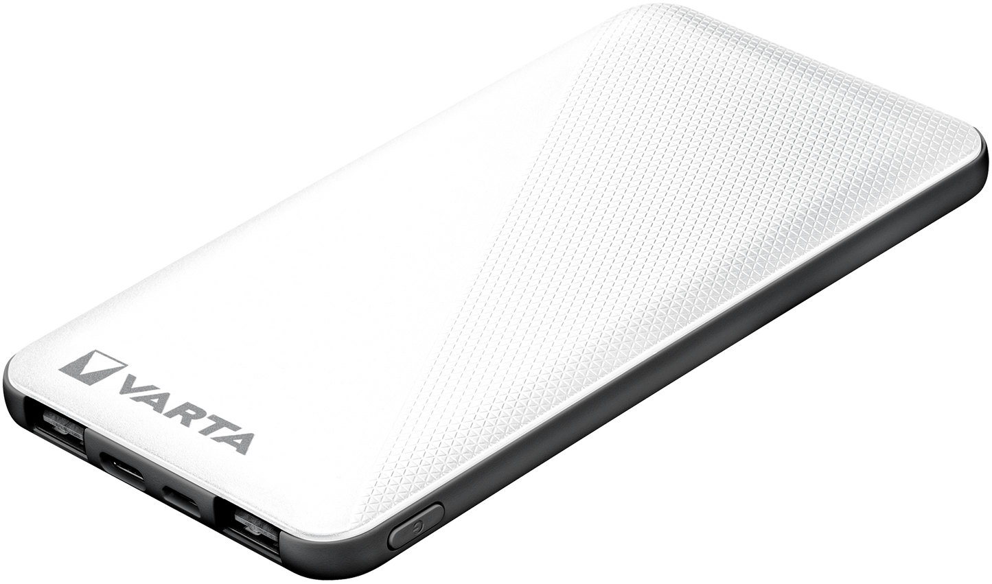 Varta Energy külső akkumulátor, 5000mAh, 15W, 2 x USB-A - 1 x USB-C, fehér