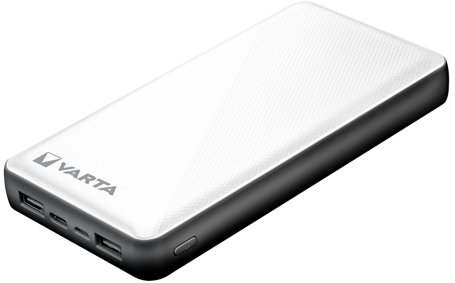 Varta Energy külső akkumulátor, 20000mAh, 15W, 2 x USB-A - 1 x USB-C, fehér