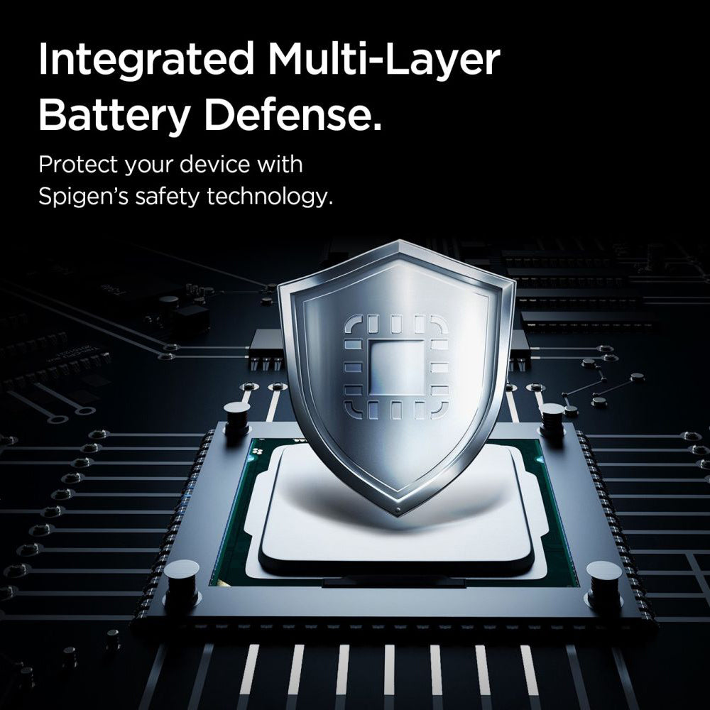 Spigen Essential külső akkumulátor, 10000mAh, 22.5W, QC + PD, 1 x USB-A - 2 x USB-C, Fekete ABA09431