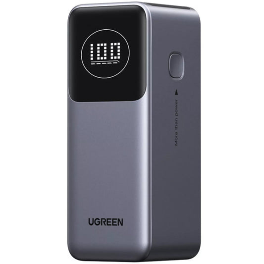 UGREEN PB724 külső akkumulátor, 12000mAh, 100W, QC + PD, 1 x USB-A - 1 x USB-C, szürke