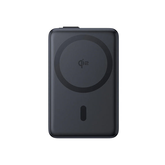 Baseus Nomos vezeték nélküli külső akkumulátor, 10000mAh, 45W, PD + FQI, 1 x QI - 2 x USB-C, Fekete P10078800123-00