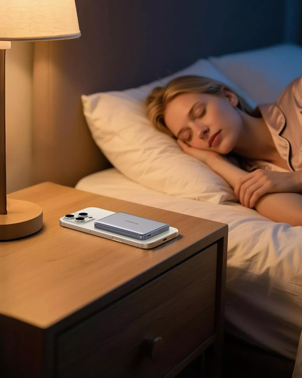 Baseus PicoGo AM41 külső vezeték nélküli akkumulátor, 10000mAh, 27W, PD + FQI, 1 x QI - 1 x USB-C, Szürke E0027200