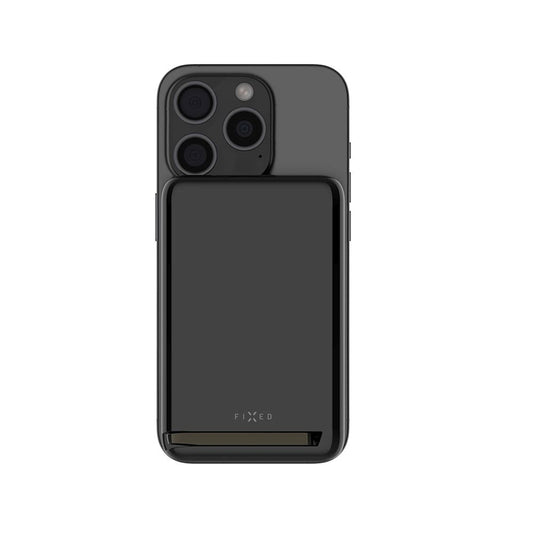 Fixed MagZen 10 Pro vezeték nélküli külső akkumulátor, 10000mAh, 30W, PD + FQI, 1 x QI - 1 x USB-C, Fekete