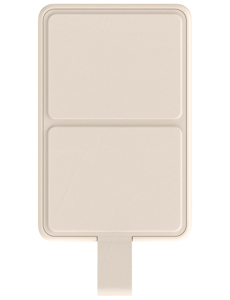 Xiaomi Mi Mágneses Vezeték nélküli Külső Akkumulátor, 6000mAh, 15W, PD + FQI, 1 x QI - 1 x USB-C, Bézs BHR9074GL