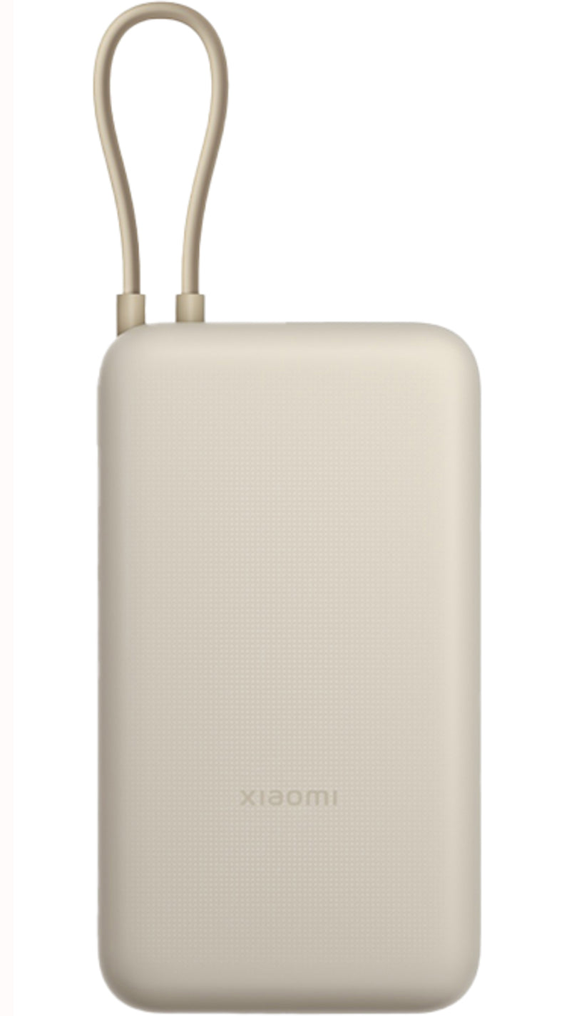 Xiaomi külső akkumulátor, 20000mAh, 33W, QC + PD, 1 x USB-A - 2 x USB-C, Bézs BHR8851GL